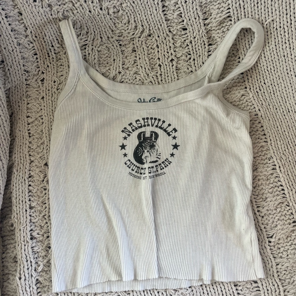 BRANDY MELVILLE Nashville white tank